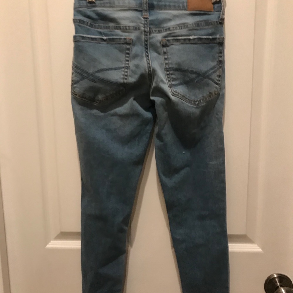 AERO medium wash skinny jeans